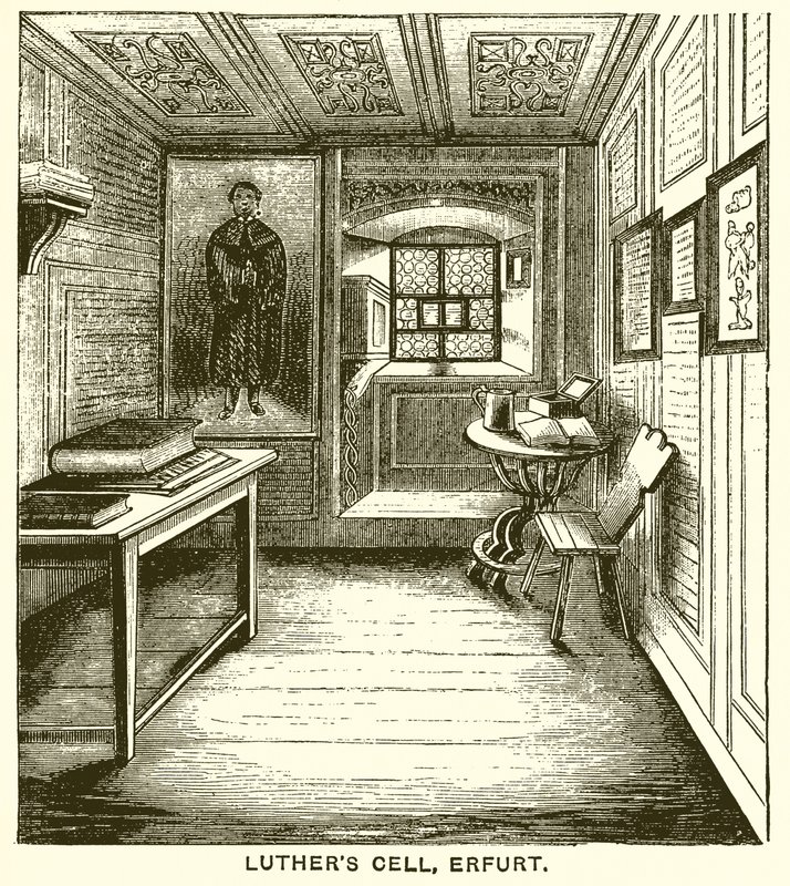 Luthers cell, Erfurt av English School