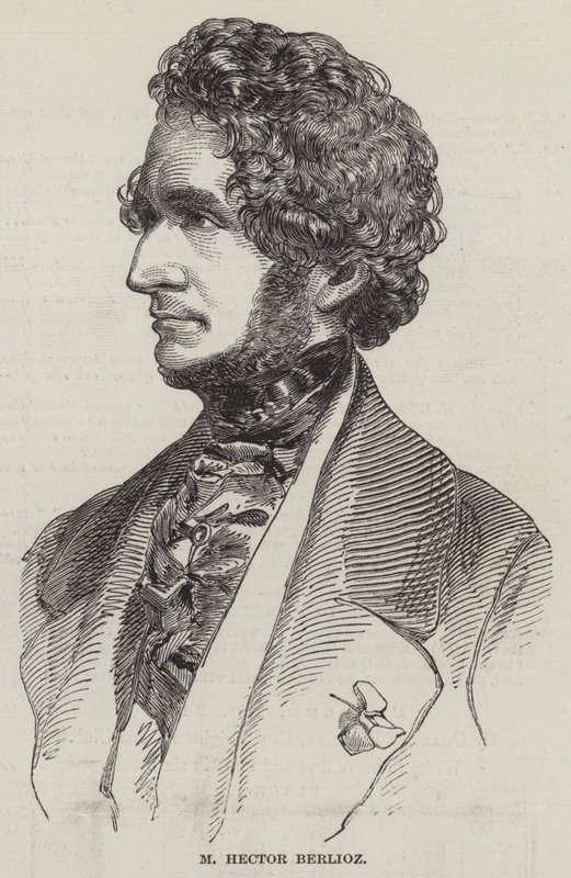 M Hector Berlioz (gravyr) av English School
