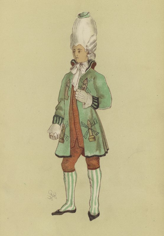 Makaroner från George III:s regeringstid av English School