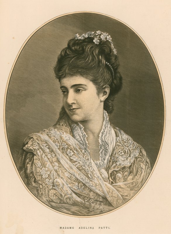 Madame Adelina Patti, operasångerska av English School