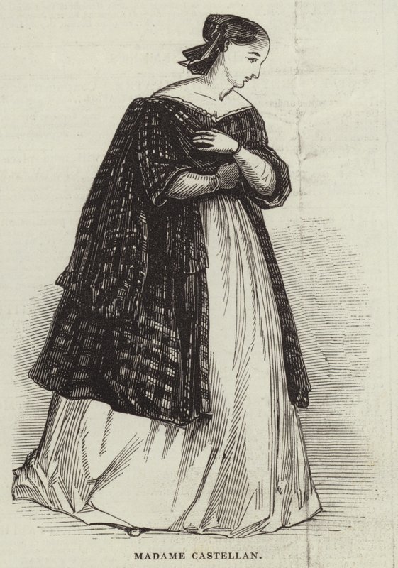 Madame Castellan (gravyr) av English School