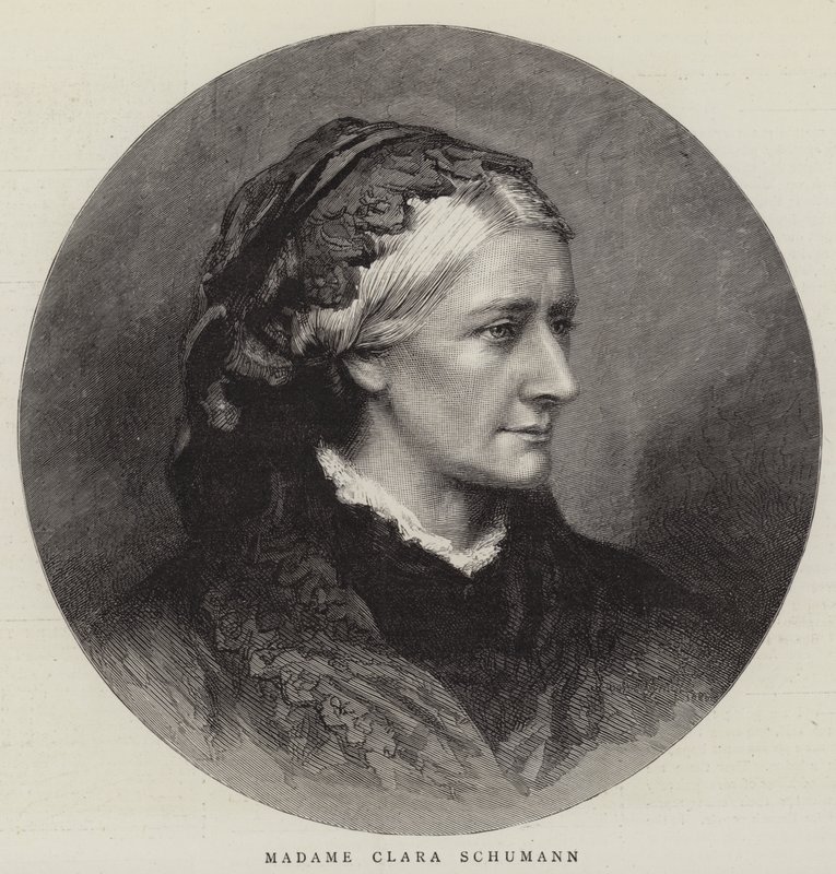 Madame Clara Schumann (gravyr) av English School