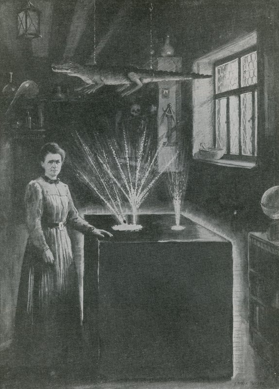 Madame Curie, den moderna alkemisten av English School