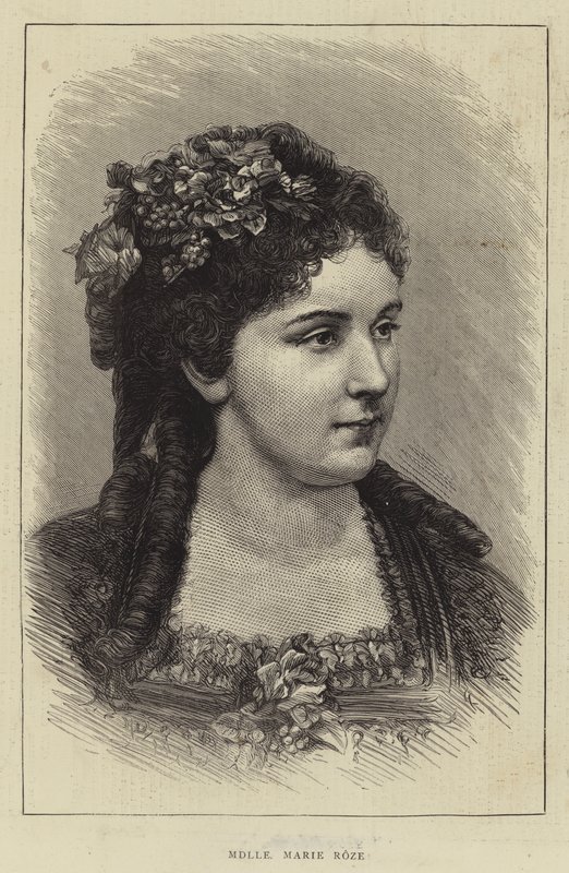 Miss Marie Roze (gravyr) av English School