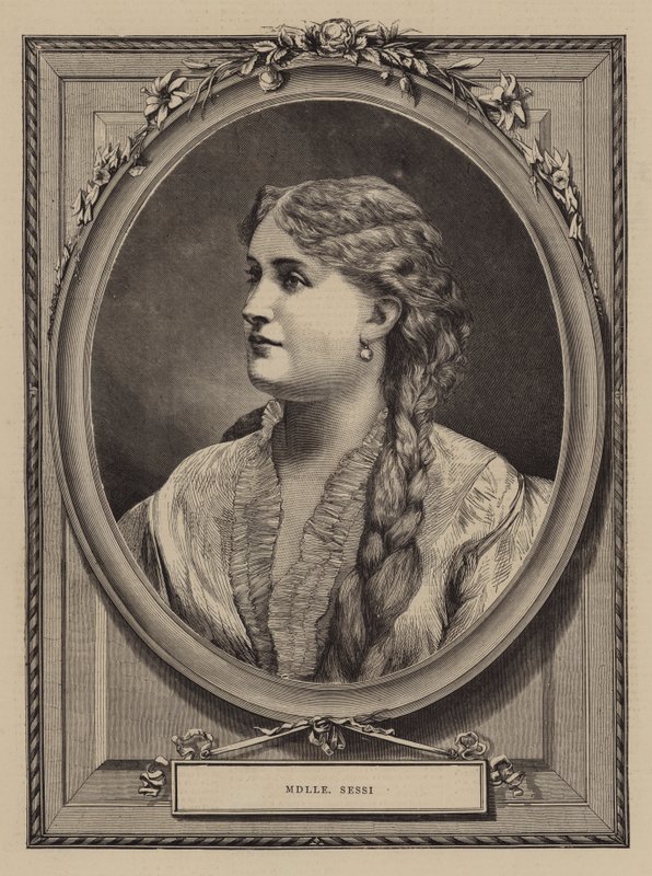 Mademoiselle Sessi (gravyr) av English School