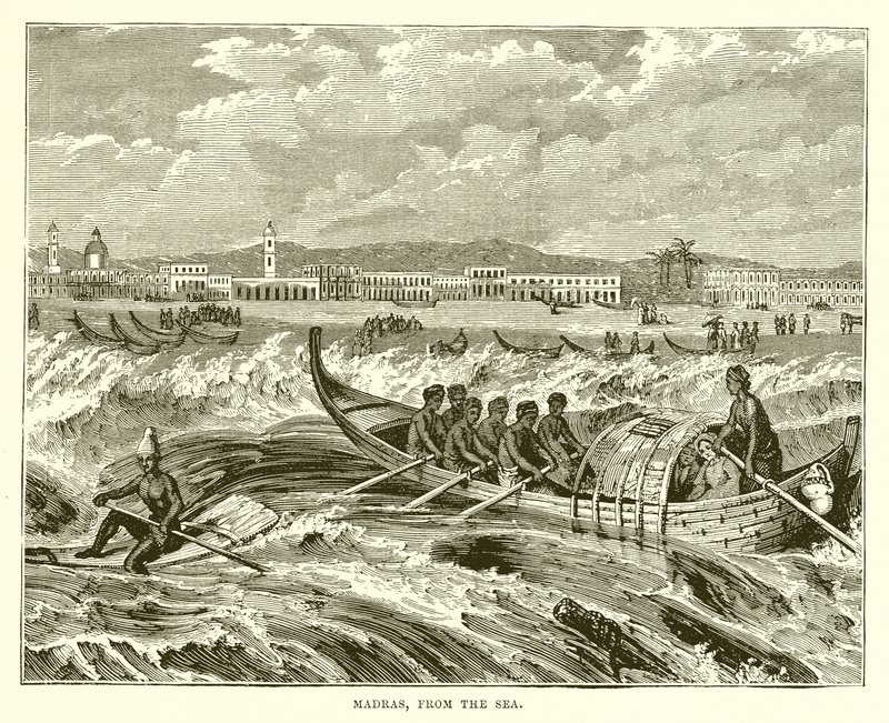 Madras, från havet av English School