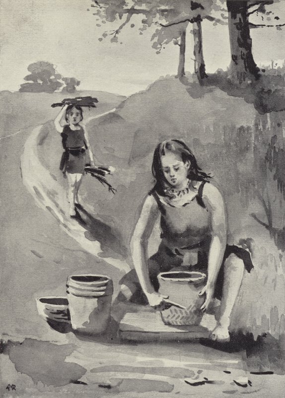 Göra keramik (litho) av English School