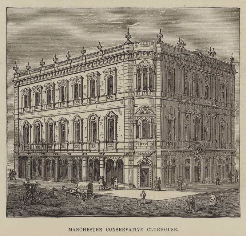Manchester Conservative Clubhouse (gravyr) av English School