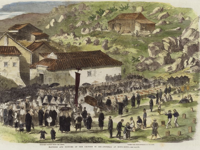 Kinesernas seder och seder 1859 av English School