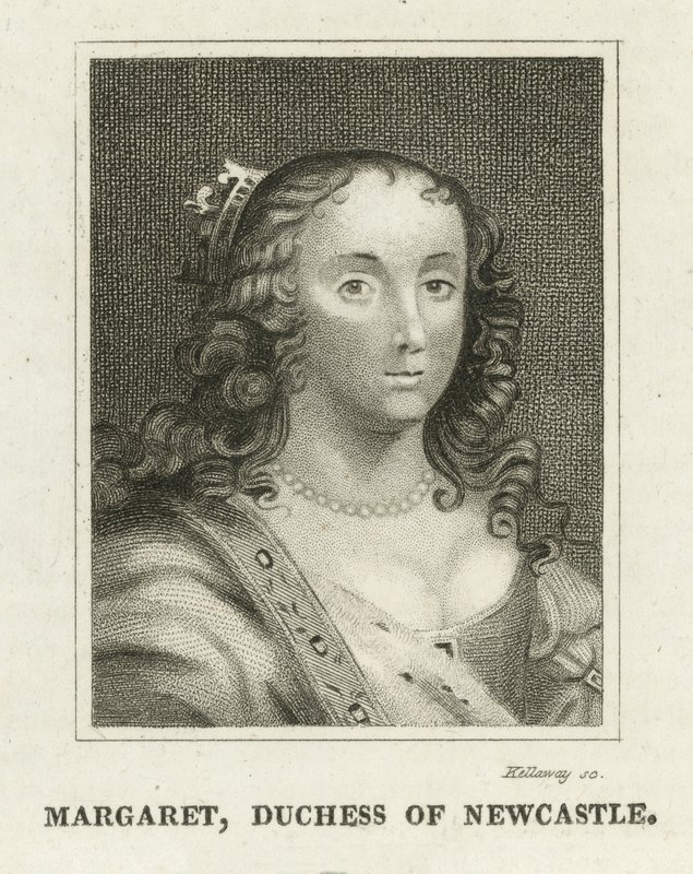 Margaret, hertiginna av Newcastle (gravyr) av English School