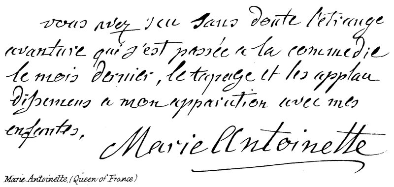Marie Antoinette, (drottning av Frankrike) av English School