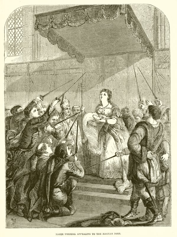 Marie Theresa vädjar till Magyardieten av English School