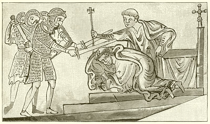 S. Thomas av Canterburys martyrskap av English School