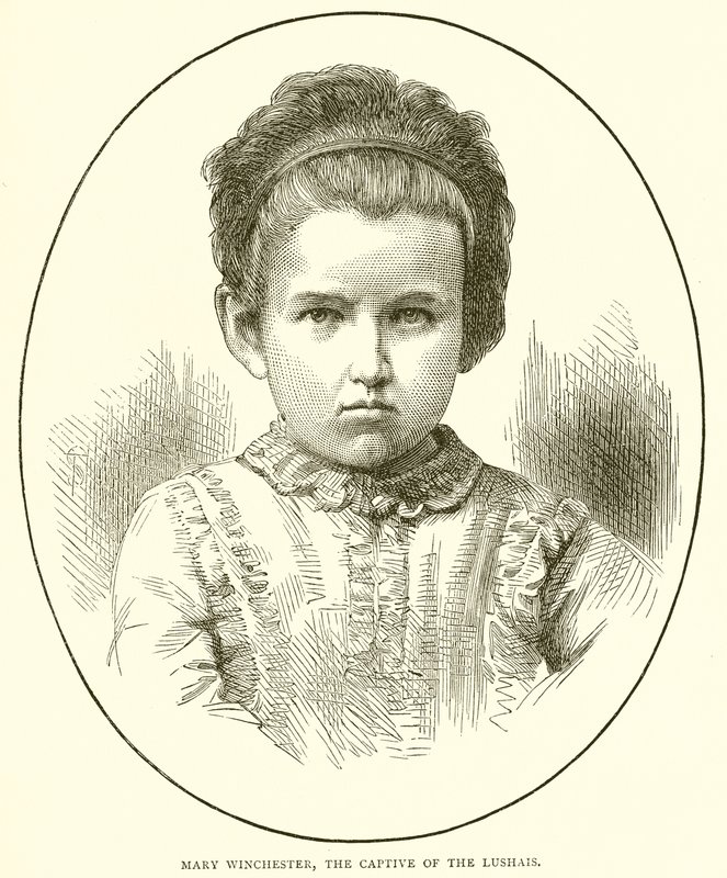 Mary Winchester, fången av Lushais av English School