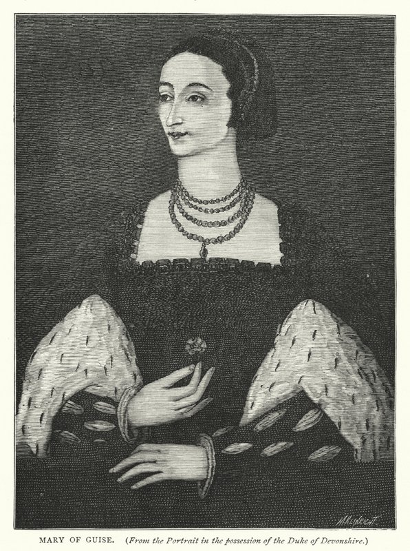 Maria av Guise (gravyr) av English School