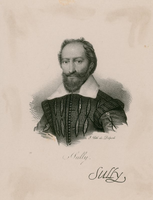 Maximilien de Bethune, förste hertig av Sully av English School