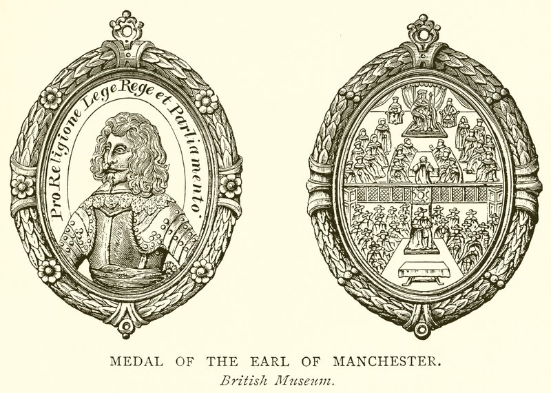 Medalj av Earl of Manchester av English School