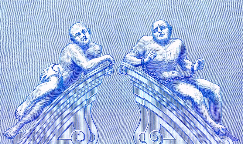 Melancholy and Raving Madness, illustration från Old and New London av Edward Walford, publicerad ca 1880 (digitalt förbättrad bild) av English School