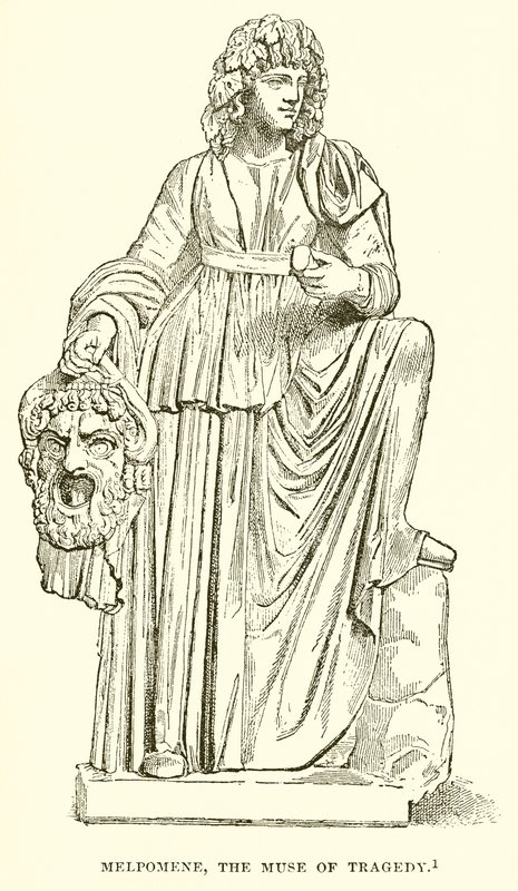 Melpomene, tragedins musa av English School
