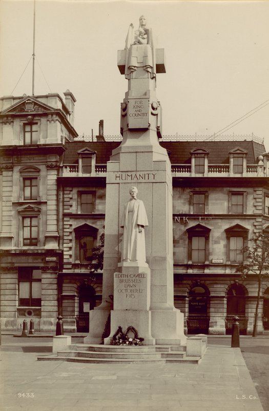 Minnesmärke till Edith Cavell, av English School