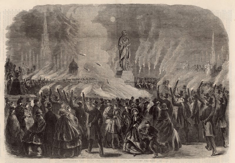 Mendelssohn-festivalen på Crystal Palace; Fackeltåget av English School