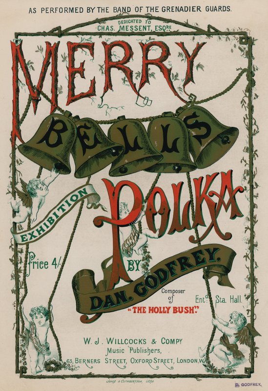 Merry Bells Polka av Dan Godfrey, framförd av Grenadier Guards band av English School