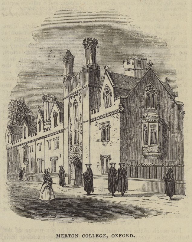 Merton College, Oxford (gravyr) av English School