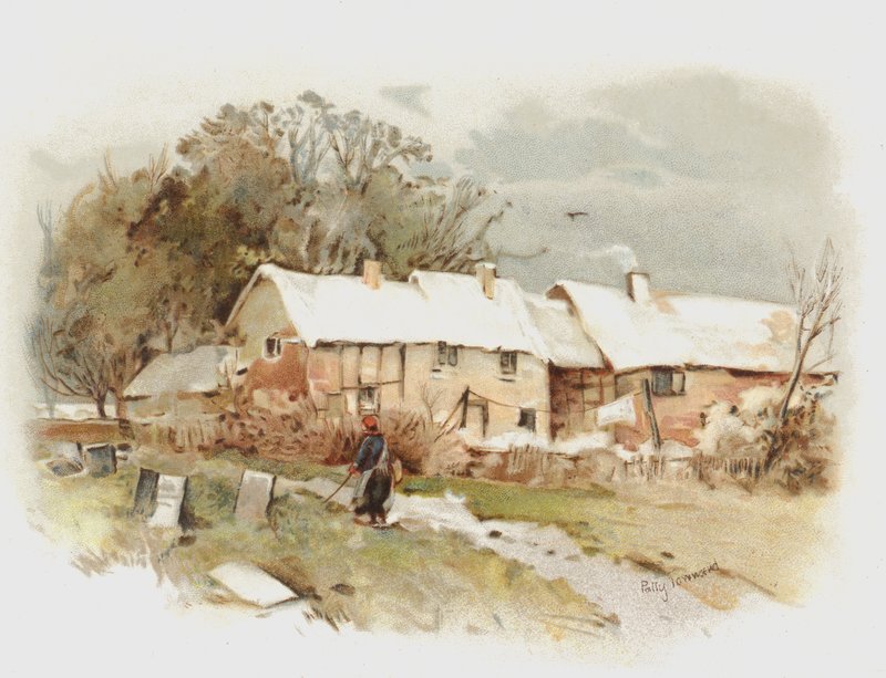 Middlemarch (färg litho) av English School
