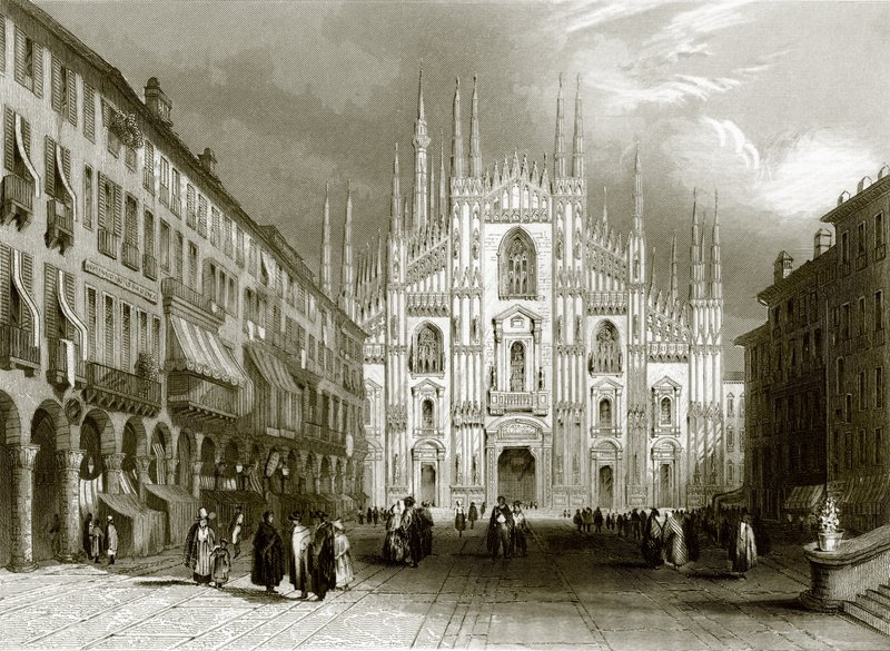 Milanos katedral onsdag av English School