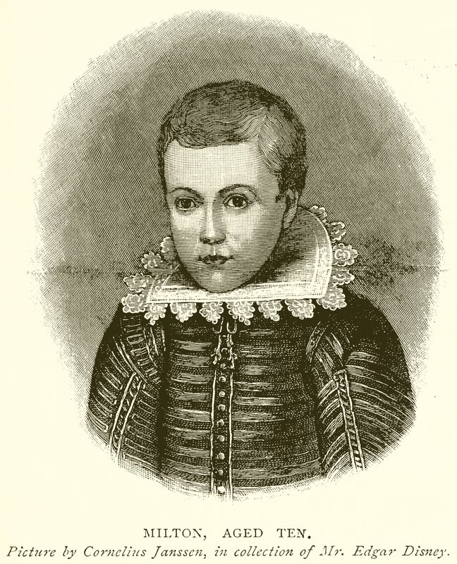 Milton, tio år gammal av English School
