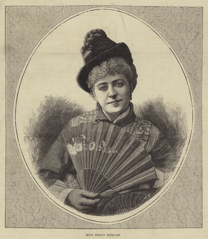 Miss Emily Duncan (gravyr) av English School