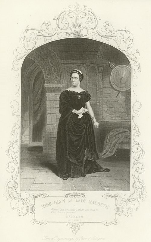 Miss Glynn som Lady Macbeth av English School