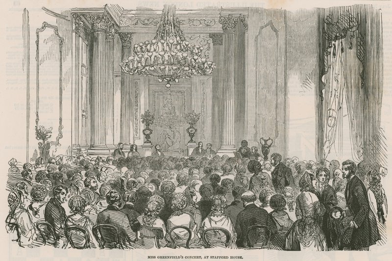 Miss Greenfields konsert på Stafford House, London av English School