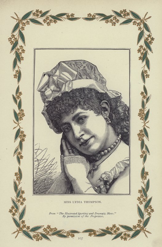 Miss Lydia Thompson (gravyr) av English School