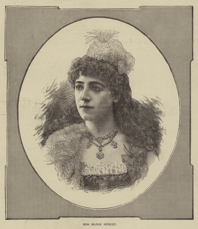 Miss Madge Shirley (gravyr) av English School