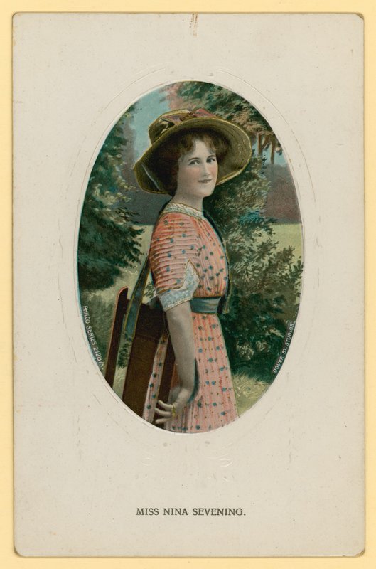 Miss Nina Sevening, skådespelerska av English School