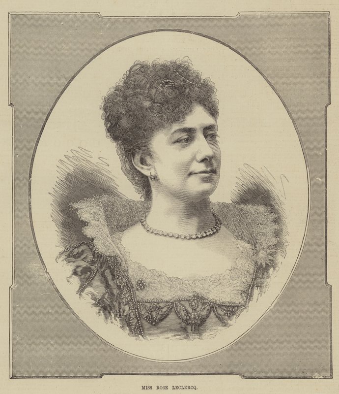 Miss Rose Leclercq (gravyr) av English School