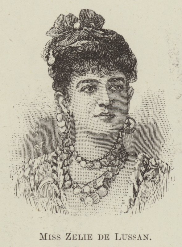 Miss Zelie de Lussan (gravyr) av English School