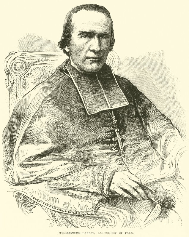 Monseigneur Darboy, ärkebiskop av Paris, mars 1871 av English School