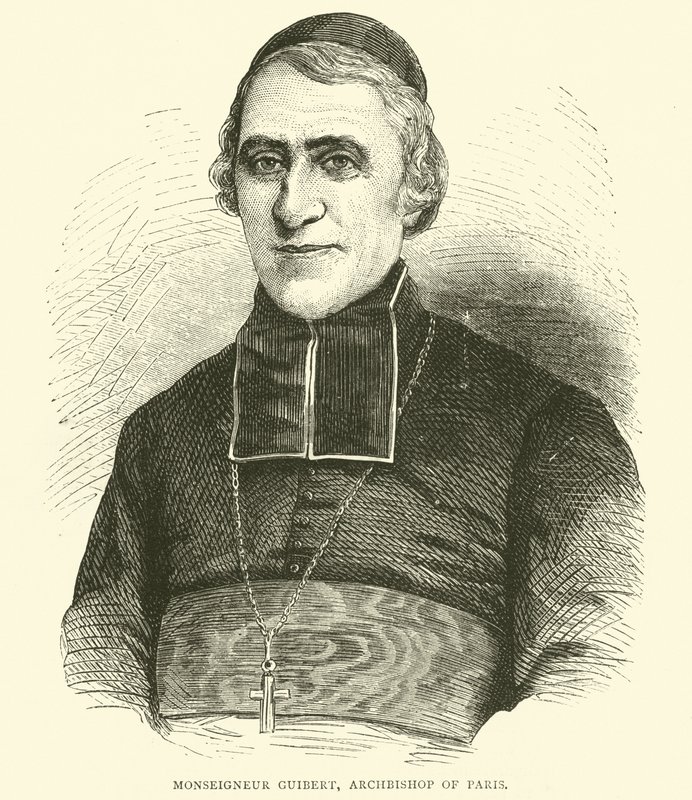 Monseigneur Guibert, ärkebiskop av Paris, maj 1871 av English School