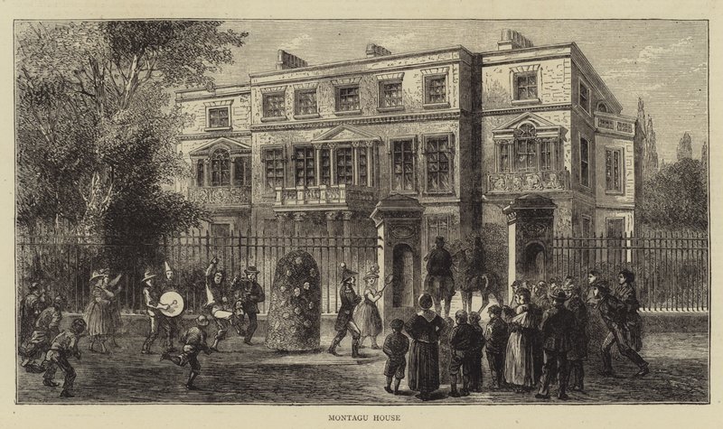 Montagu House (gravyr) av English School