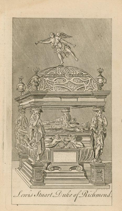 Monument till Lewis Stuart, hertig av Richmond av English School