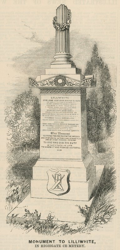 Monument till Lilliwhite av English School