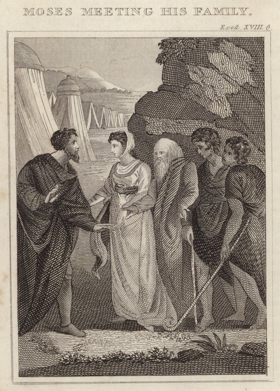 Moses träffade sin familj av English School