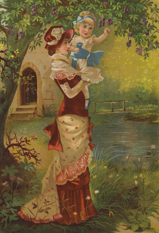Moderns älskling (chromolitho) av English School