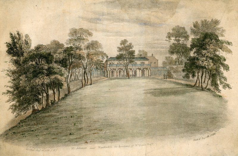 Mount Arrarat nära Wimbledon, bostaden för William Leake av English School