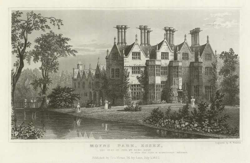 Moyns Park, Essex, säte för George William Gent, Esquire av English School