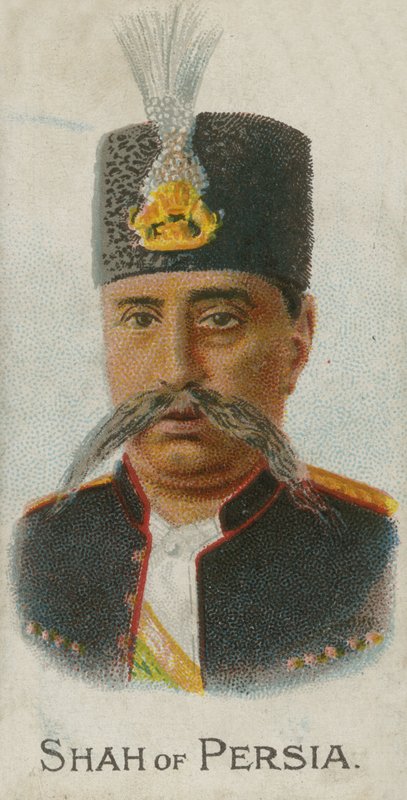 Mozaffar ad-Din, Shah av Persien av English School