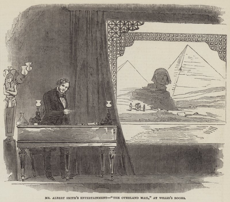 Mr Albert Smiths underhållning, "The Overland Mail," på Willis