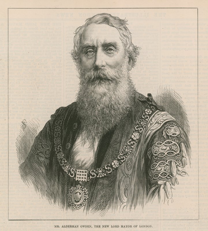 Herr Alderman Owden, borgmästare i London av English School